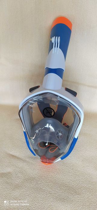 Maska do nurkowania snorkelingu pełnotwarzowa-Nowa-L/XL 11.5-13cm