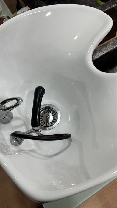 2 rampas de lavagem cabeleireiro