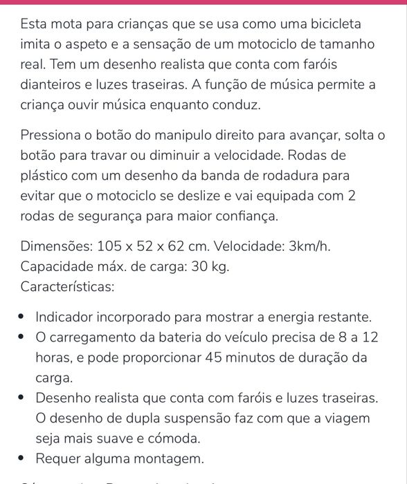 Vendo moto eletrica
