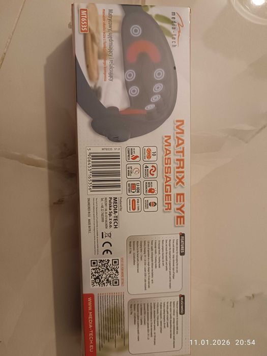 Media-Tech Matrix Eye Massager, Masażer okolic oczu