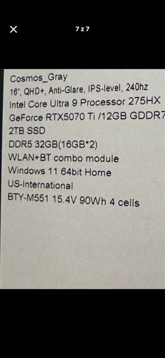 Msi Vector 16 HX AI A2XWHG rtx 5070ti i9 prezent swiąteczny gwarancja