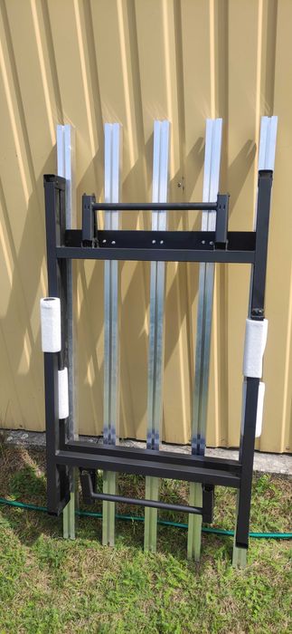 Stół roboczy do obróbki płytek 130x60x80 składany szyby prowadzące