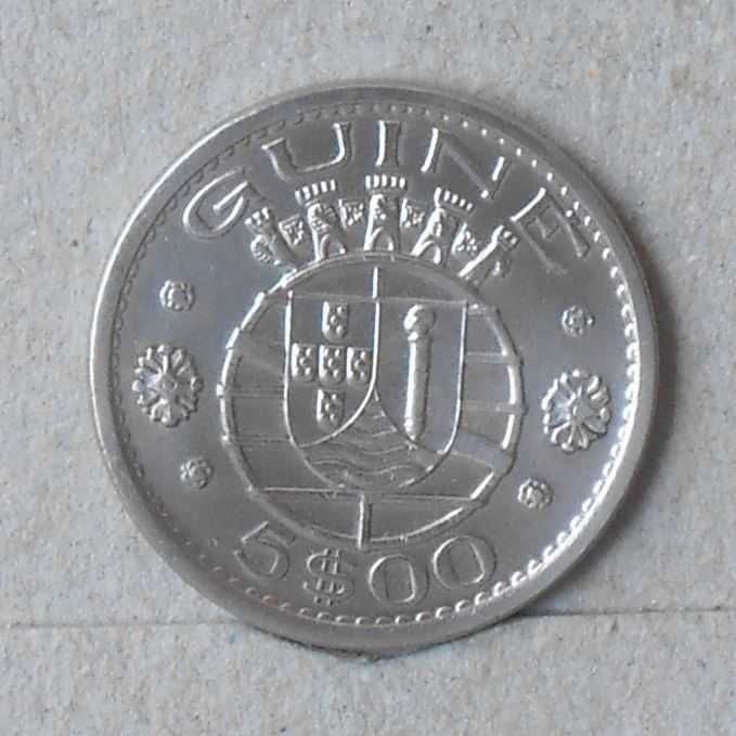 Guiné 5 escudos 1973 - olx X10728