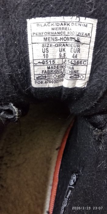 Ботинки мужские Merrell 44р.