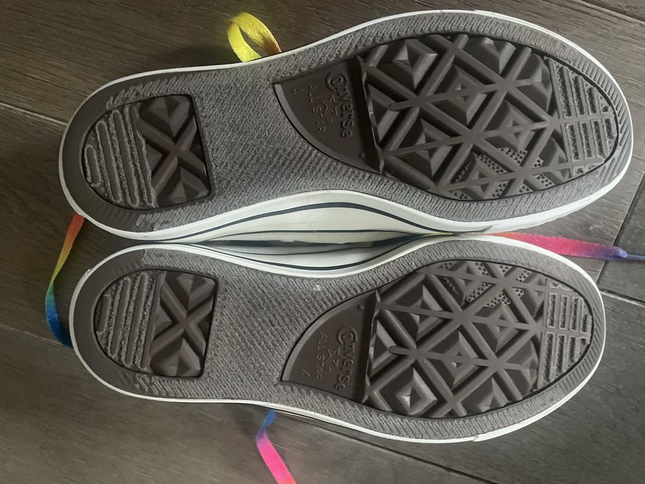 Trampki Converse All Star 36,5 białe tęczowe