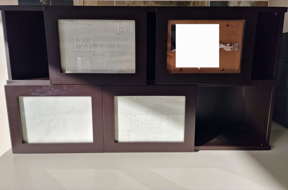 estante e porta retratos!