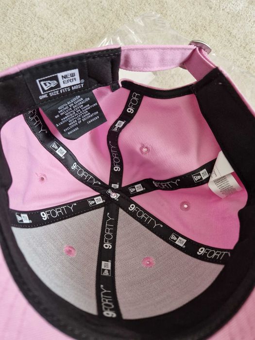 Czapka New Era Różowa bez logo 9FORTY Nowa
