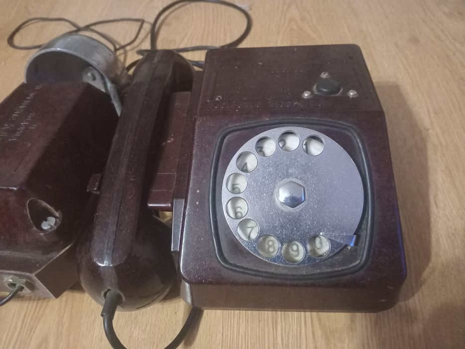 Винтажный бакелитовый шахтный морской промышленный телефонный аппарат