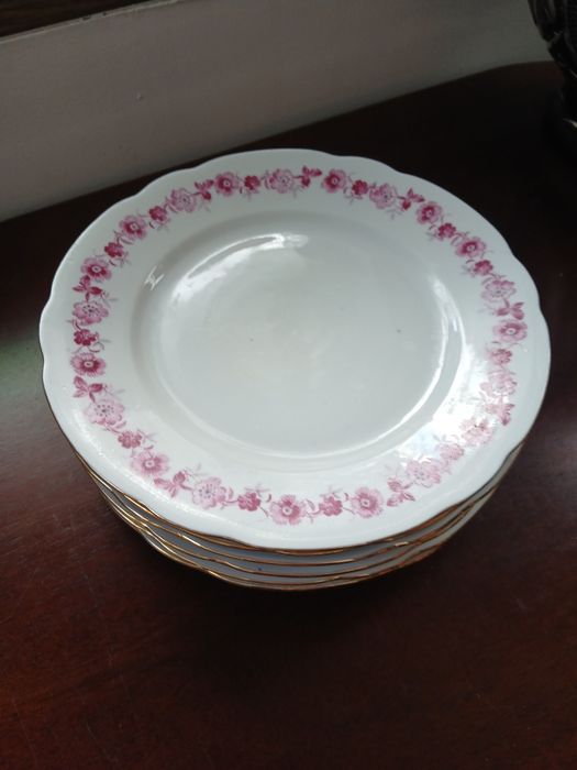 Talerze śniadaniowe 19 cm Weisswasser 6 sztuk komplet