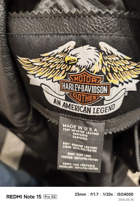 Kurtka skórzana Harley Davidson rozm. XXL