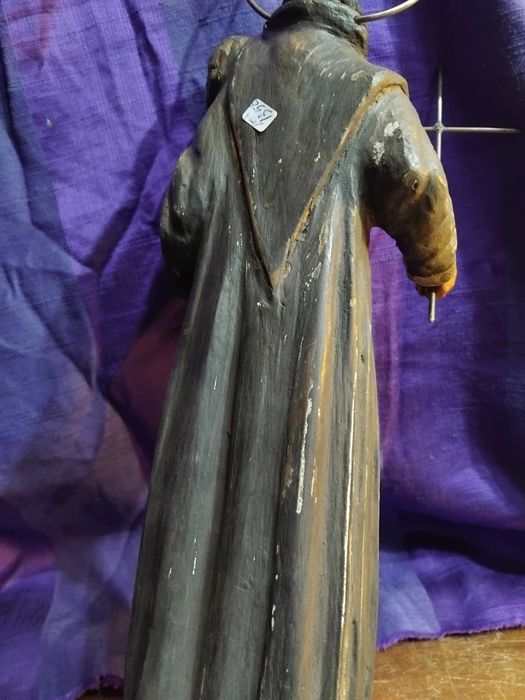 Imagem de santo António policromada