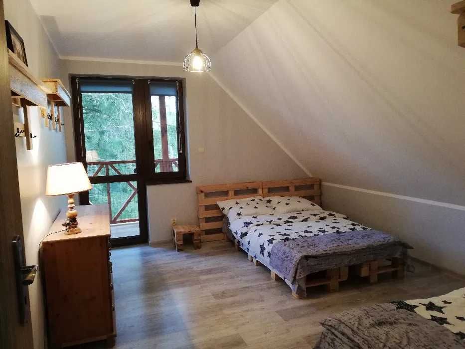 Domek całoroczny nad jeziorem  z balia wynajem- Wolny termin  styczeń