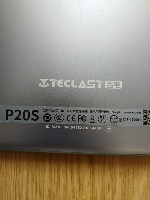 Не рабочая материнская плата планшета Teclast P20S 4/64 Gb
