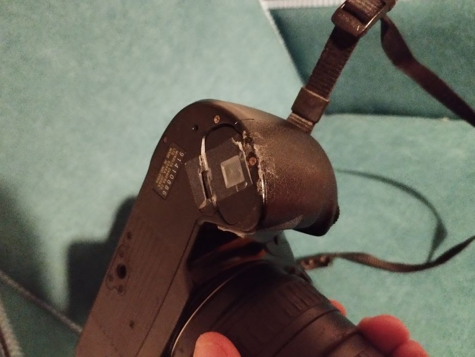 Minolta Dynax 500si com lente SIGMA 24-70