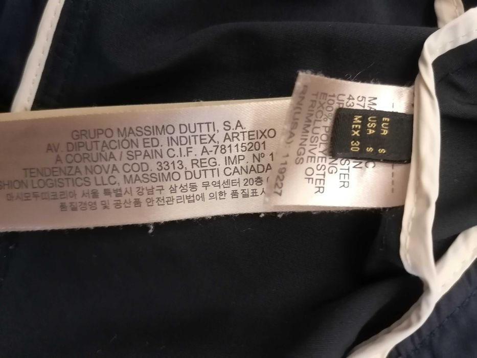 Casaco impermeavel sra. Massimo Dutti, S