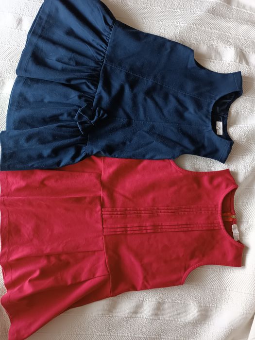 Vestidos t9/10 e Saia de ganga Zippy t4