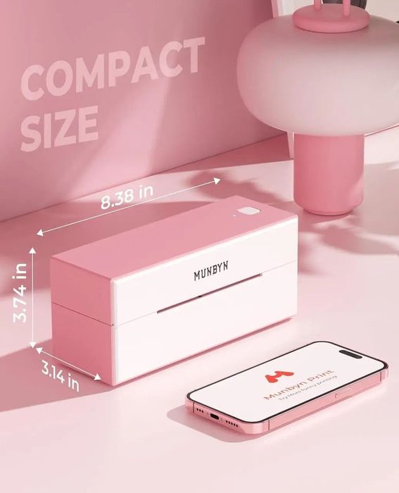 MUNBYN Bluetooth и ЮСБ термопринтер этикеток