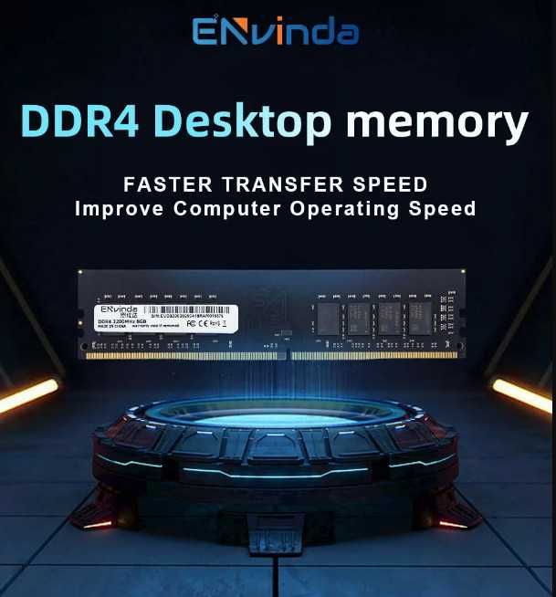 Оперативная память ENVINDA DDR4 8 ГБ / 16 ГБ 3200 MHz, ОЗУ, RAM