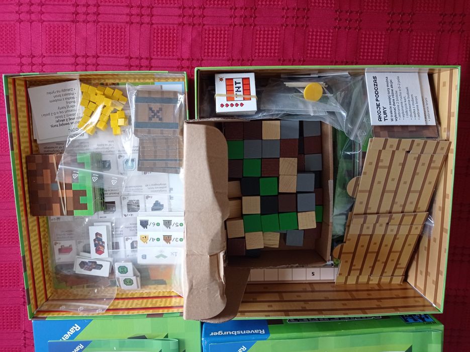 Minecraft Builders &Biomes+Farmers Market  gra planszowa.