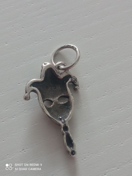 Wisiorek srebrny maska wenecka