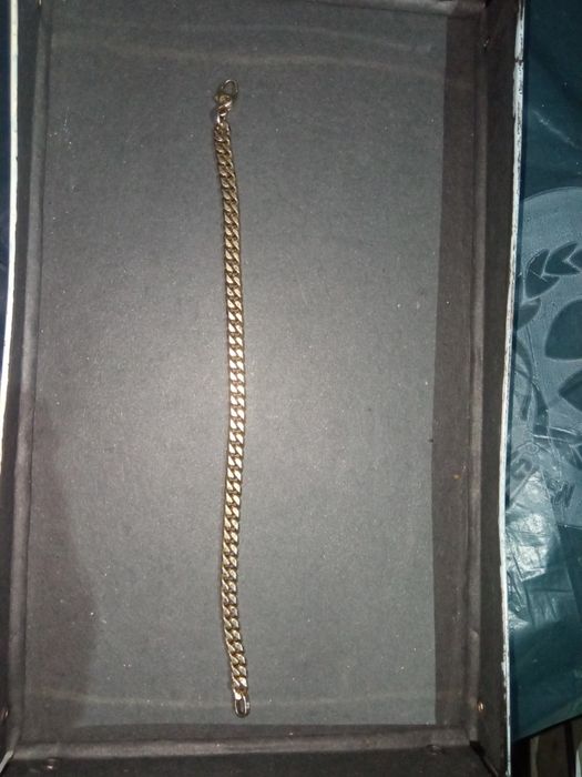 Branzoletka Meska Pancerka SREBRO 925