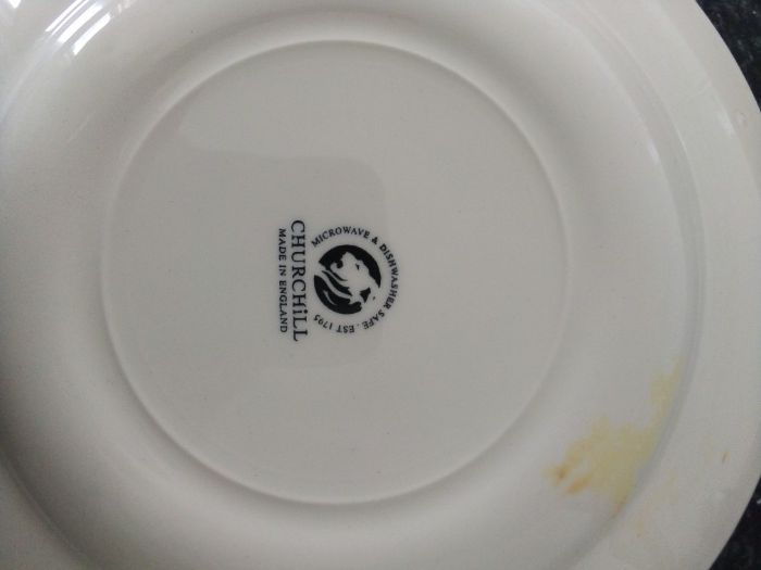 Pratos de porcelana inglesa de colecção