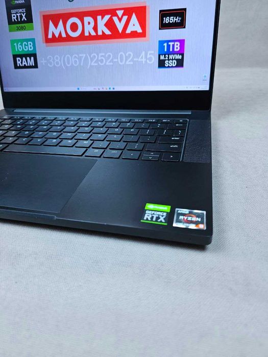 Ігровий ноутбук Razer Blade 14/QHD/165Hz/R9-5900HX/RTX 3080/16GB/1TB