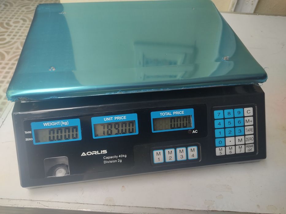 Balança pesa até 40 kg