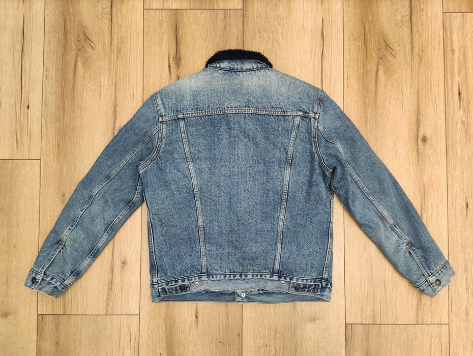 Levi's Sherpa męska kurtka jeansowa ocieplana w rozmiarze M