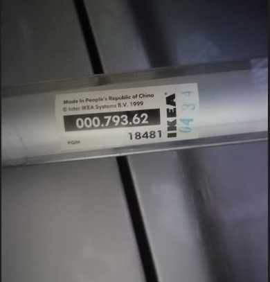 Ikea kvadrant (55") 000.793.62 Varão De Cortina