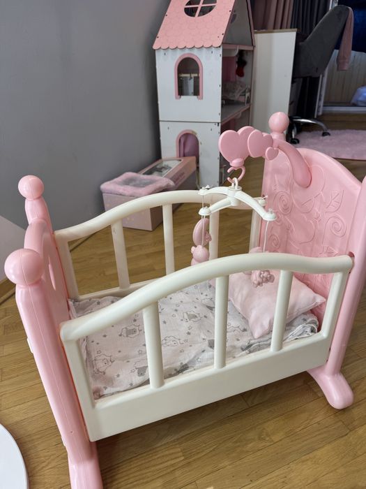 Ліжко ліжечко Кроватка для ляльки babyborn