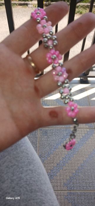 Pulseiras de flores