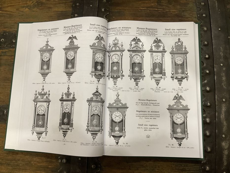 F.M.S. F.Mauthe- katalog zegarów- 1912r- 140 stron