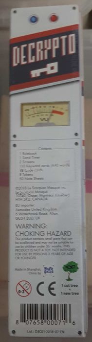 Jogo Decrypto - Salta da Caixa