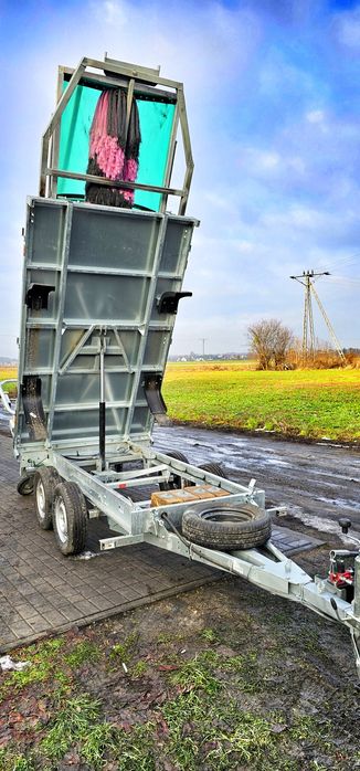 Przyczepka hydrauliczna do przewozu myjni tir