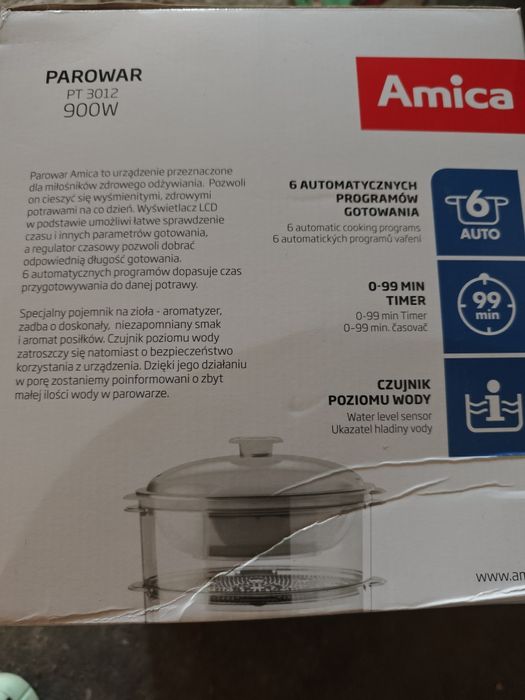 Parowar Amica PT3012