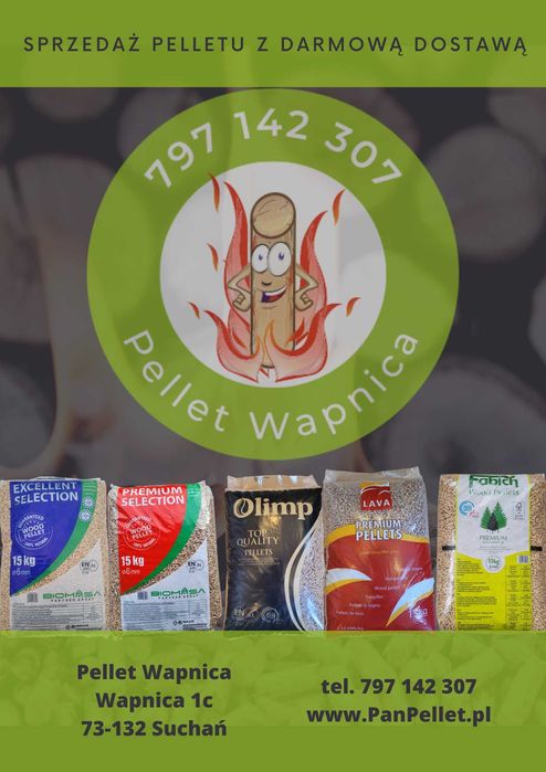 Pellet EB First Class 6 lub 8mm 975kg paleta - dostawa gratis