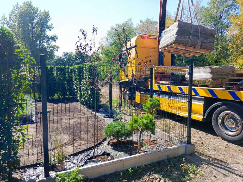 Zakładanie Ogrodów / Aeracja Wertykulacja / Trawa z rolki