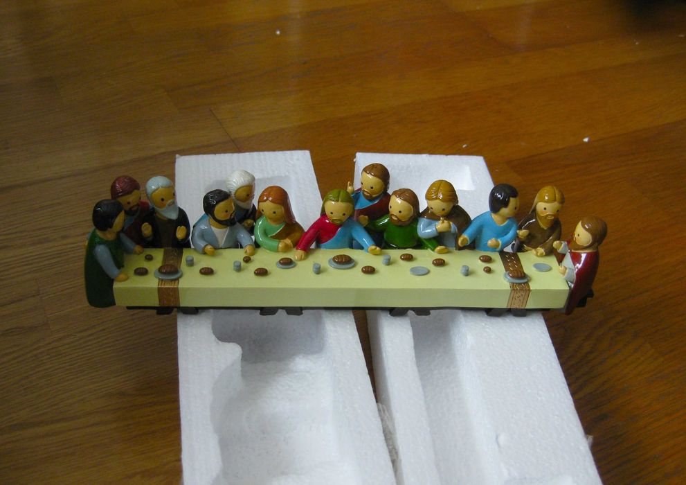 Última Ceia - Pintada à Mão NOVO com Selo Garantia