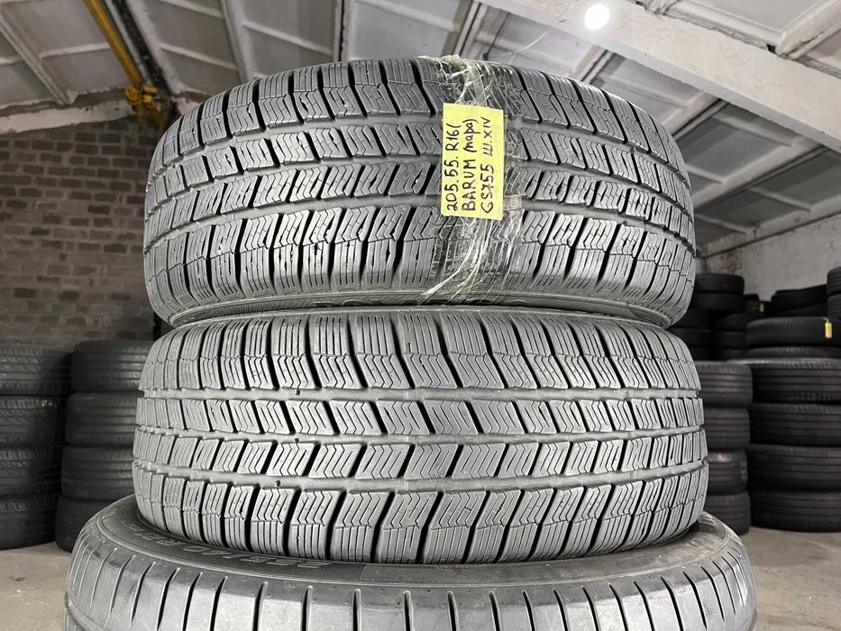 GS755 Зимові шини 205/55r16 Barum Polaris 3 пара резина р16