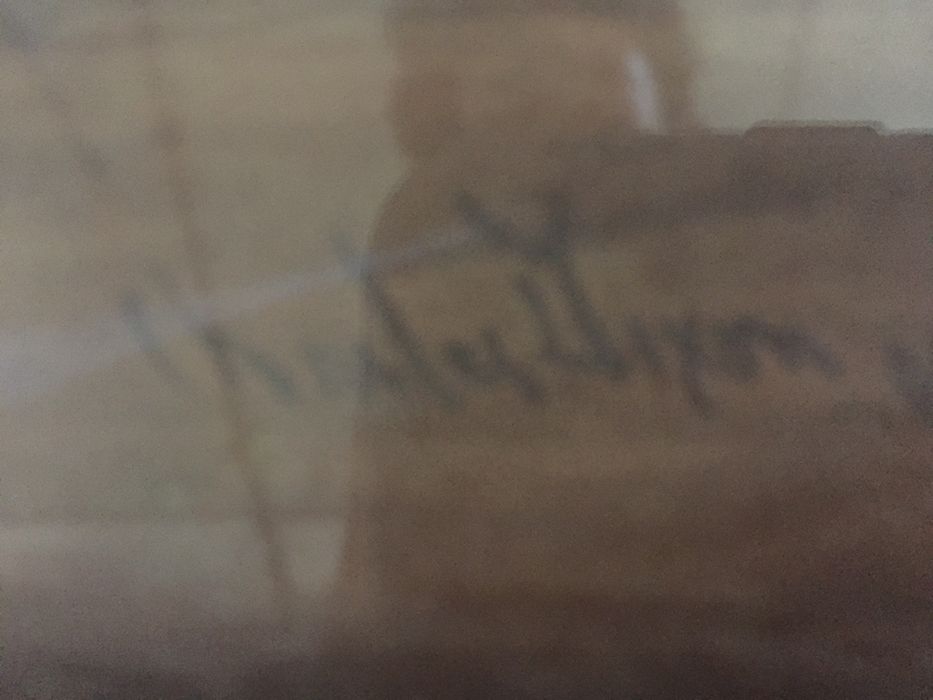 Pintura Litogravura antiga