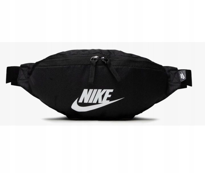 REZERWACJA Nike nerka czarna oryginalna 28x13x8 cm Heritage Waistpack
