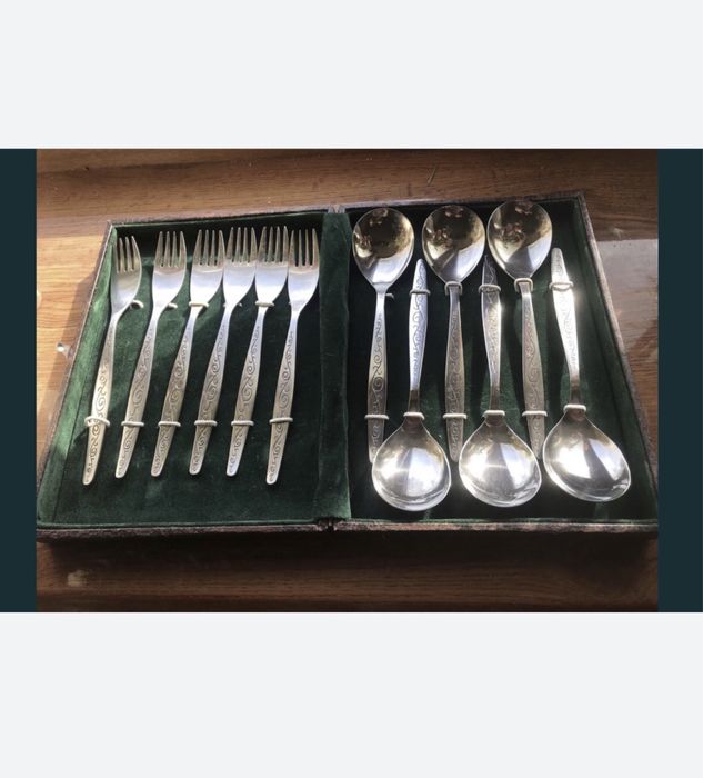 Набор/Набір Столовые приборы-ВЬЮНОК-КОМПЛЕКТ -СССР