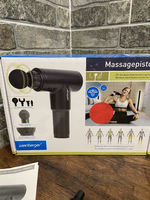 Масажний пістолет, масажер перкусійний, Weinberger SM-423A