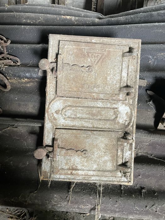 Drzwiczki do pieca stare Charszcznica komplet