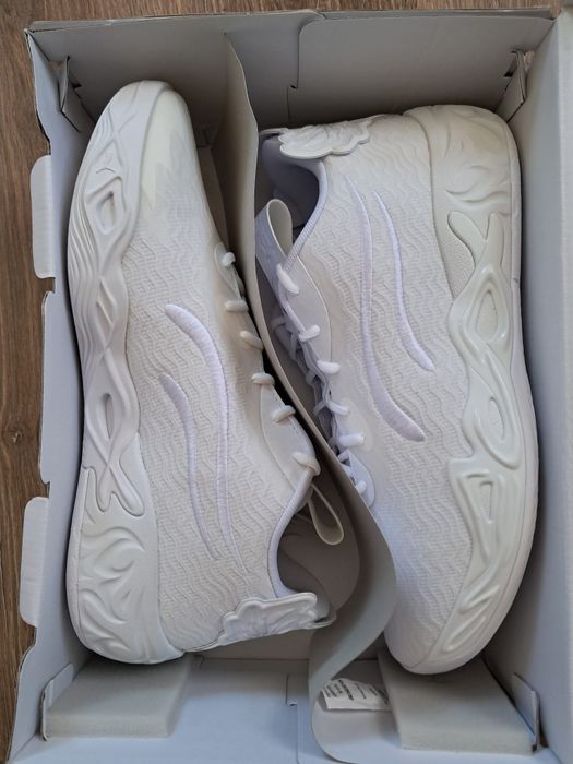 Nowe Puma MB.04 Lo Ice White r.45 basket do kosza nba lamelo trening