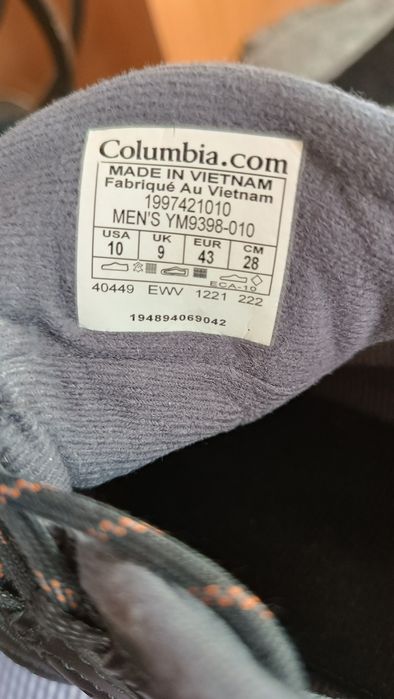 Напів черевики, кросівки Columbia waterproof