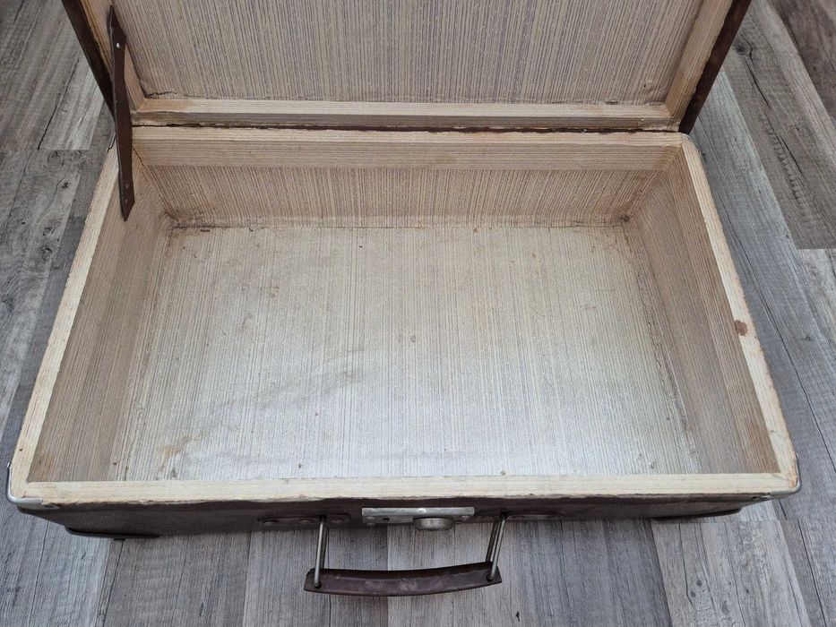 stara retro vintage walizka PRL 45x28x14