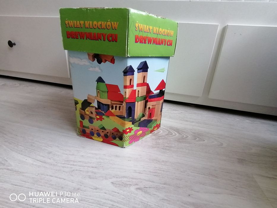 Klocki drewniane xxl