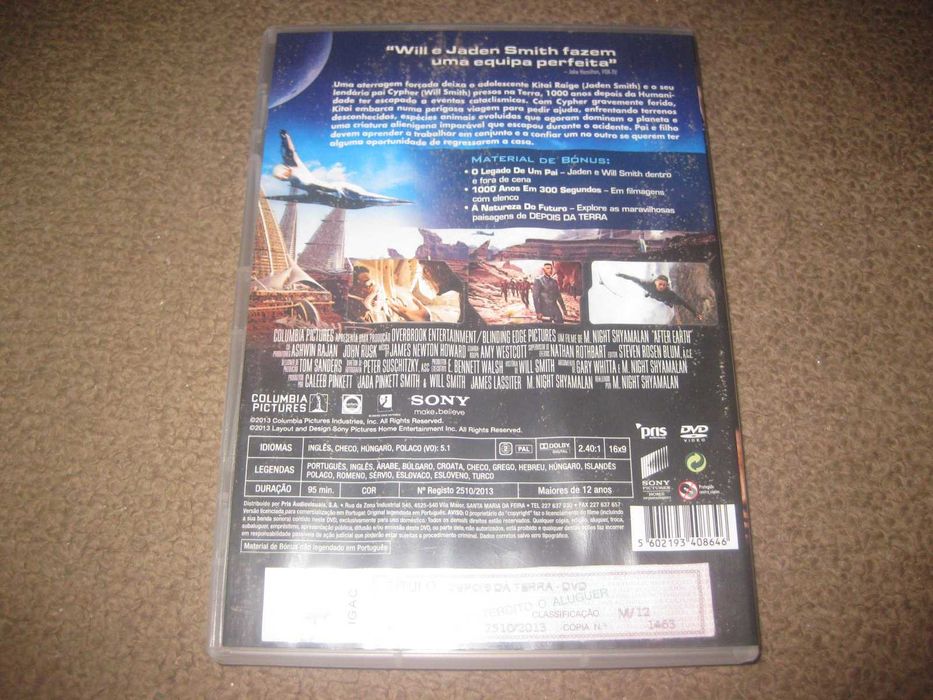 DVD "Depois da Terra" com Will Smith